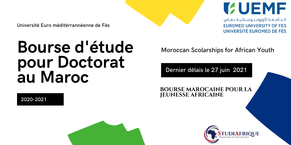 Bourse d'études doctorat l'Université EuroMed de Fès 2020/2021